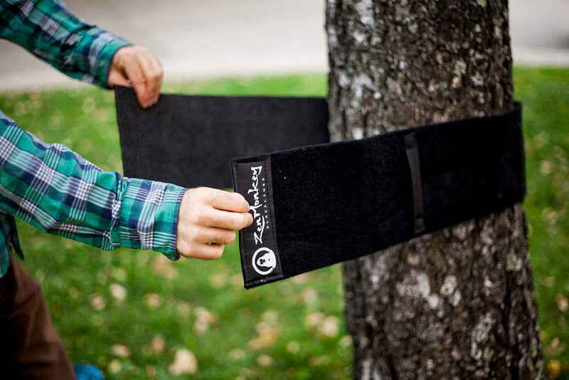 [Australia - AusPower] - ZenMonkey Slacklines Tree Protectors, Perfect for Slacklines, Ninjalines, Ziplines, Tree Swings, with Anti-Slip Guide Straps, Hook & Loop Fasteners, 60 Inches Long, Set of Two 