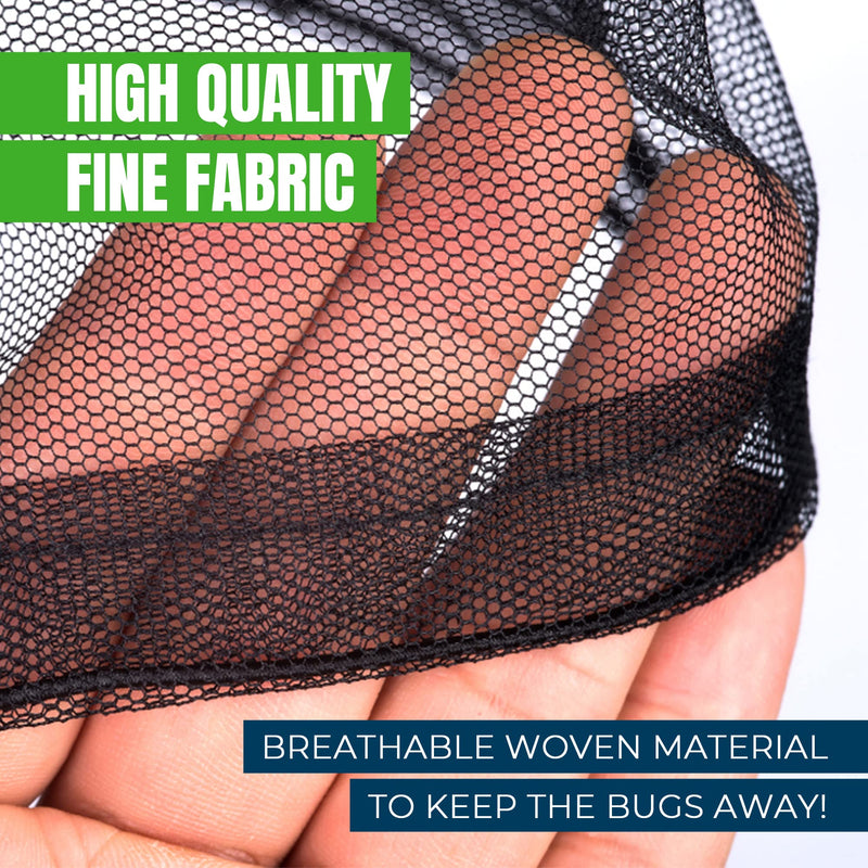 [Australia - AusPower] - MEKKAPRO Mosquito Camping Insect Net with Carry Bag, Compact and Lightweight, Fits Sleeping Bags, Bed, Tent (Single) 1 Count (Pack of 1) 