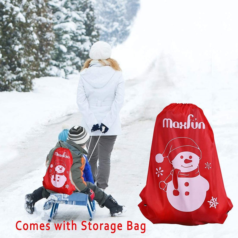 [Australia - AusPower] - Max Fun 4 Pack Snowball Maker Snow Ball Toys Games with Handle for Kids Outdoor Indoor Winter Snowball Fight Maker Tool Clip with Drawstring Bag 