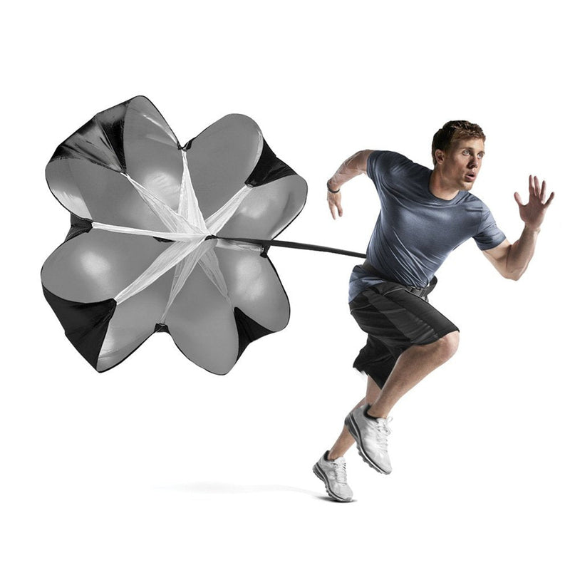 [Australia - AusPower] - EastyGold Running Speed Chute Resistance Parachute 56 inch Powerchute Umbrella Training Sprint Power Soccer Trainer for Runner, Football, Soccer Drilling 