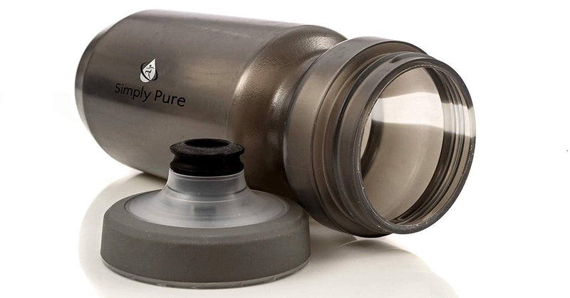 [Australia - AusPower] - Simply Pure Purist 22 Oz BPA-Free, Sport & Bike Squeeze Water Bottle by Specialized Bikes (Watergate Cap) Black 