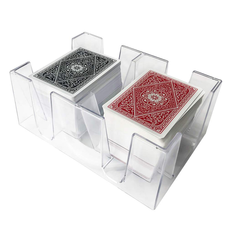 [Australia - AusPower] - Yuanhe 6 Deck Revolving Rotating Canasta Playing Card Tray 