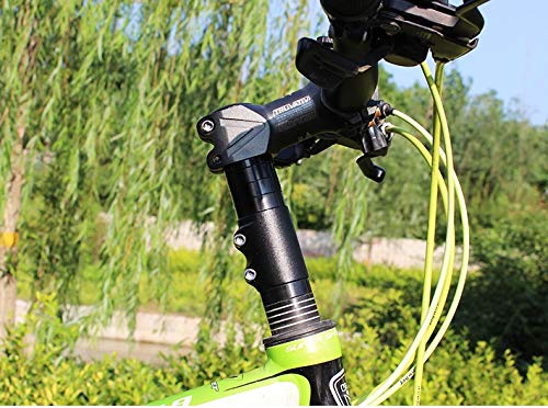 [Australia - AusPower] - BlueSunshine Bike Handlebar Riser Bicycle Fork Stem Raiser Extender Head Up Raiser Aluminum Alloy Black 