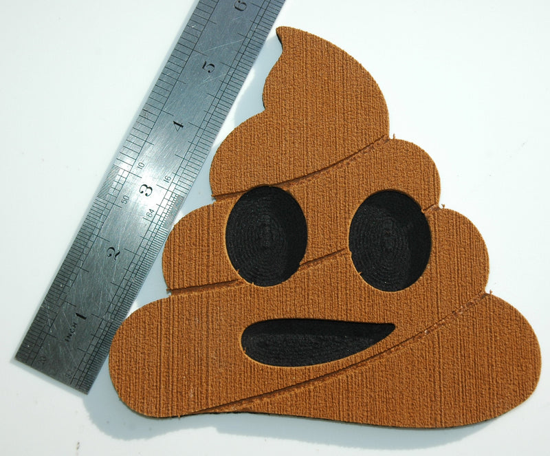 [Australia - AusPower] - Toejamr - Snowboard Stomp Pad - Poo Emoji - Brown 