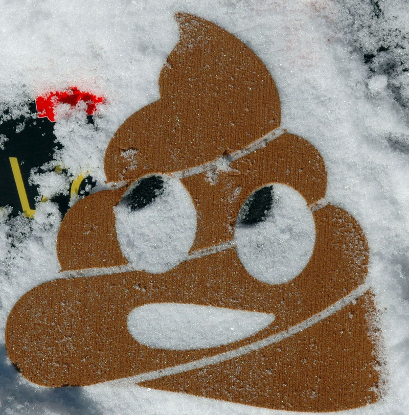 [Australia - AusPower] - Toejamr - Snowboard Stomp Pad - Poo Emoji - Brown 