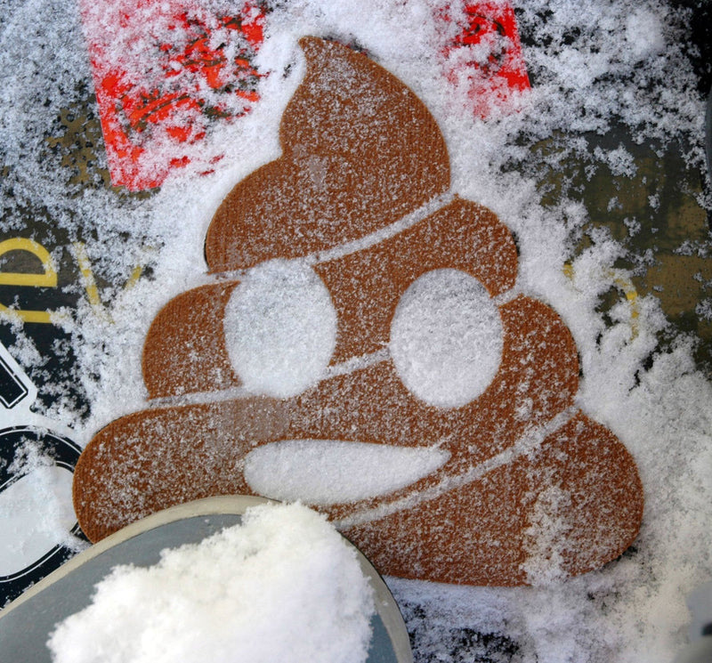 [Australia - AusPower] - Toejamr - Snowboard Stomp Pad - Poo Emoji - Brown 