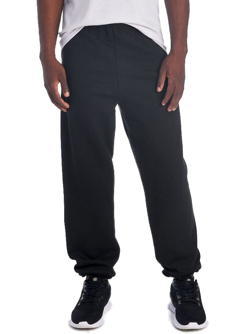 [Australia - AusPower] - Jerzees Men's NuBlend Fleece Joggers & Sweatpants Elastic Bottom Elastic Bottom - Black Large 