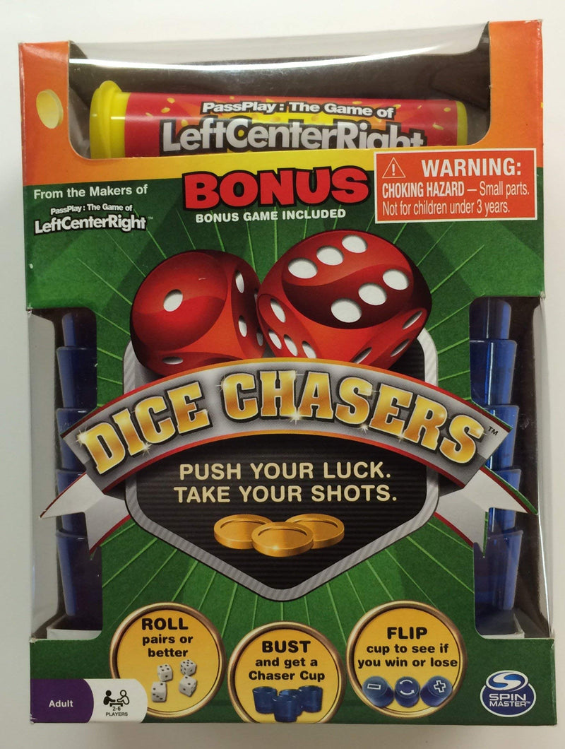 [Australia - AusPower] - Spin Master Dice Chasers with Bonus Left Center Right Game 