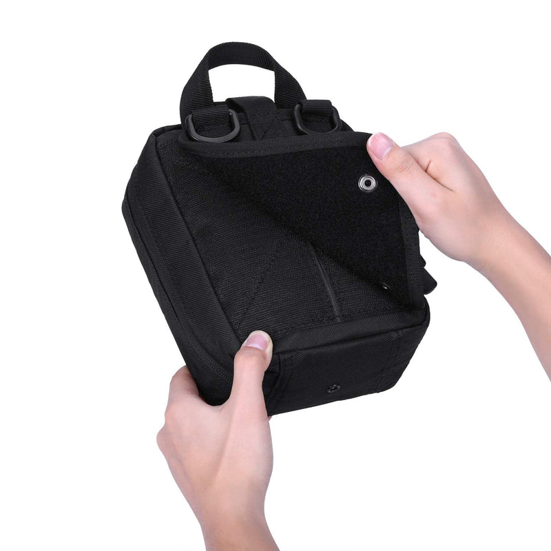[Australia - AusPower] - Gonex MOLLE Medical Pouch EMT First Aid Pouch Rip-Away IFAK Tactical Utility Pouch for Outdoor Activities Medical Supplies (Bag Only) Black 