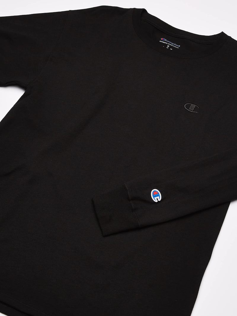 [Australia - AusPower] - Champion Men's Classic Jersey Long-Sleeve Tee X-Small Black 