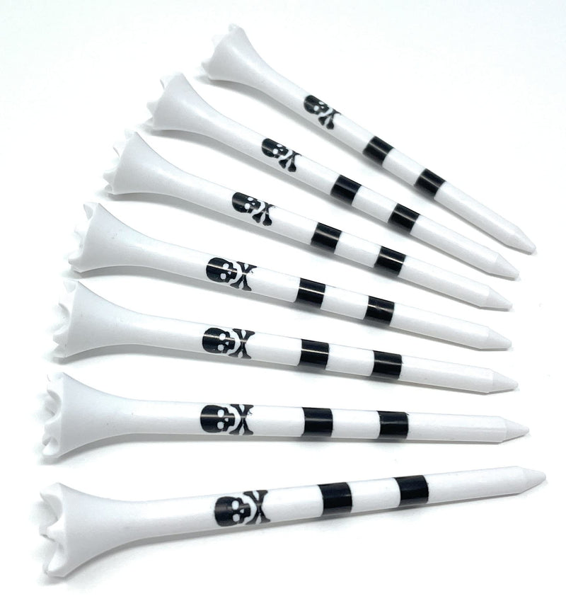 [Australia - AusPower] - NorthPointe Skull and Crossbones Golf Tees Plastic 3 1/4-100 Tees in Bulk 