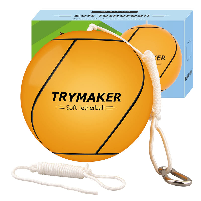 [Australia - AusPower] - Trymaker Tetherball, Tether Balls and Rope Set for Kids,Replacement Tetherball for Adults Backyard Outdoors 