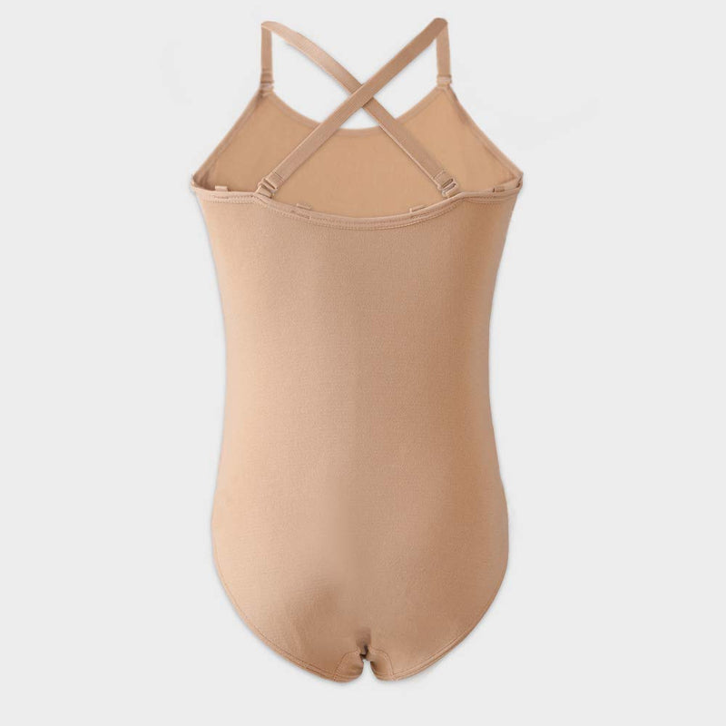 [Australia - AusPower] - STELLE Girls Nude Seamless Undergarment Camisole Leotard for Dance/Ballet/Gymnastics 5-7 Years 