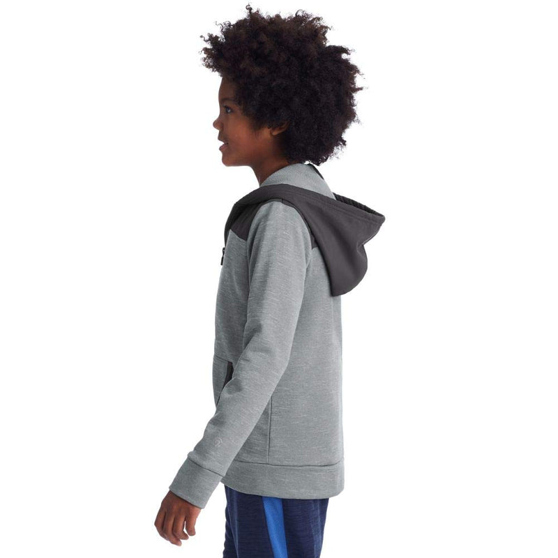 [Australia - AusPower] - C9 Champion Boys' Tech Terry Woven Pieced Full Zlip Jacket Medium Concrete Heather/Charcoal 