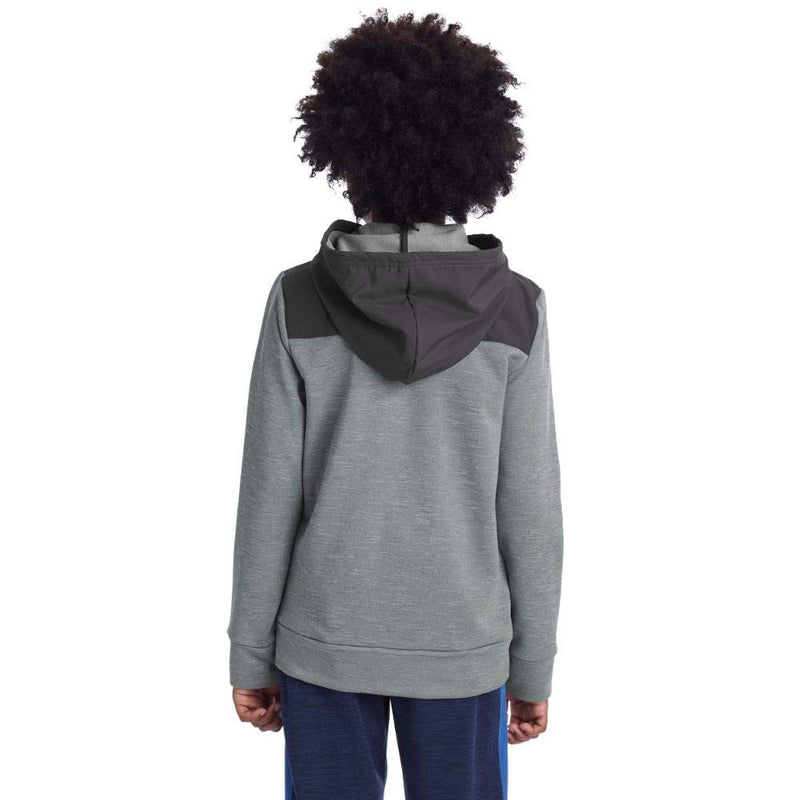 [Australia - AusPower] - C9 Champion Boys' Tech Terry Woven Pieced Full Zlip Jacket Medium Concrete Heather/Charcoal 