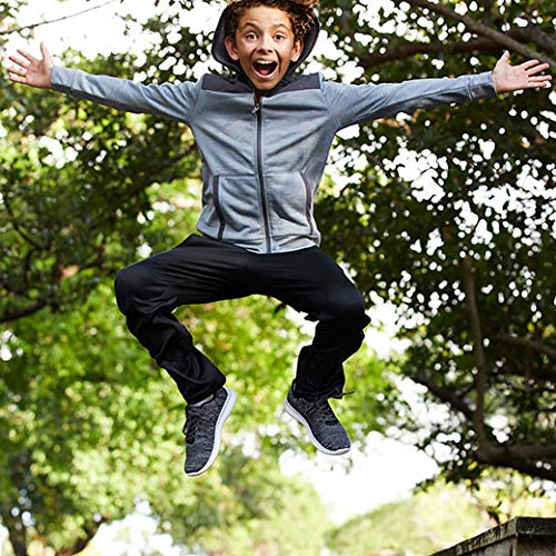 [Australia - AusPower] - C9 Champion Boys' Tech Terry Woven Pieced Full Zlip Jacket Medium Concrete Heather/Charcoal 