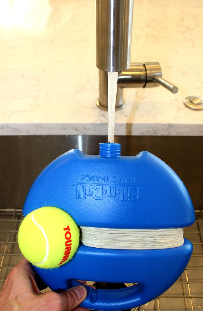 [Australia - AusPower] - Tourna Fill-n-Drill Tennis Trainer with Extra Ball, Blue 
