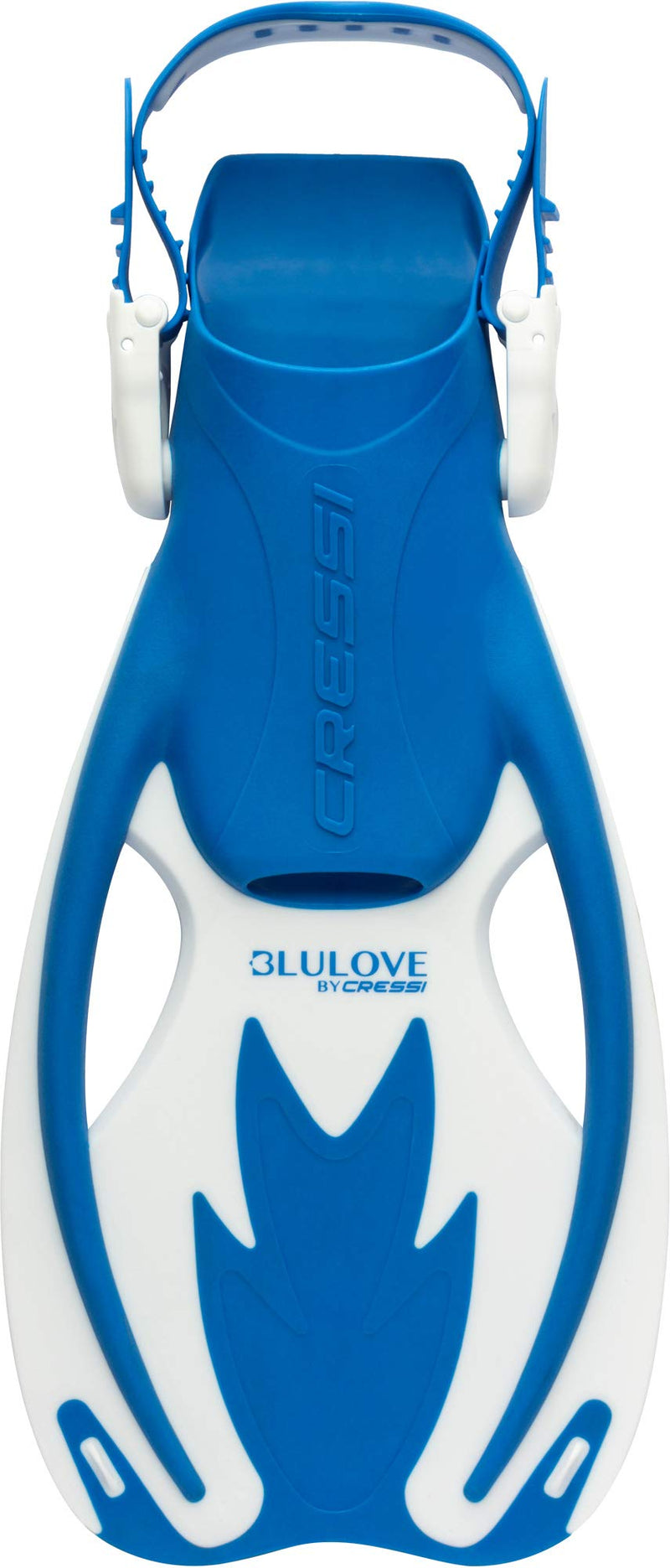 [Australia - AusPower] - Cressi Kids Fins for Snorkeling Swimming and Boogie Boarding S/M | US Kid 9.5/13.5 | EU 26/32 Blue/White 