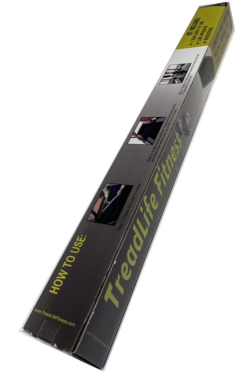[Australia - AusPower] - TreadLife Fitness Treadmill Maintenance Kit | Extra Wide "TruLube" Applicator Wand and 1 Year Supply of Lubricant 