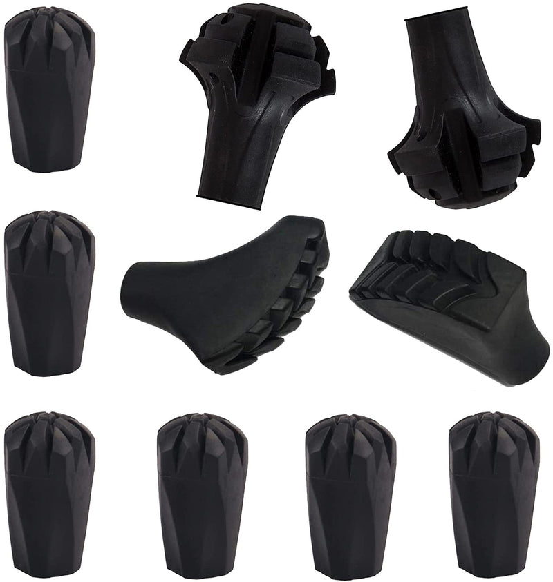 [Australia - AusPower] - Amzlike Trekking Pole Tip Accessories Set Hiking Pole Rubber Tips Replacement A-Mix 