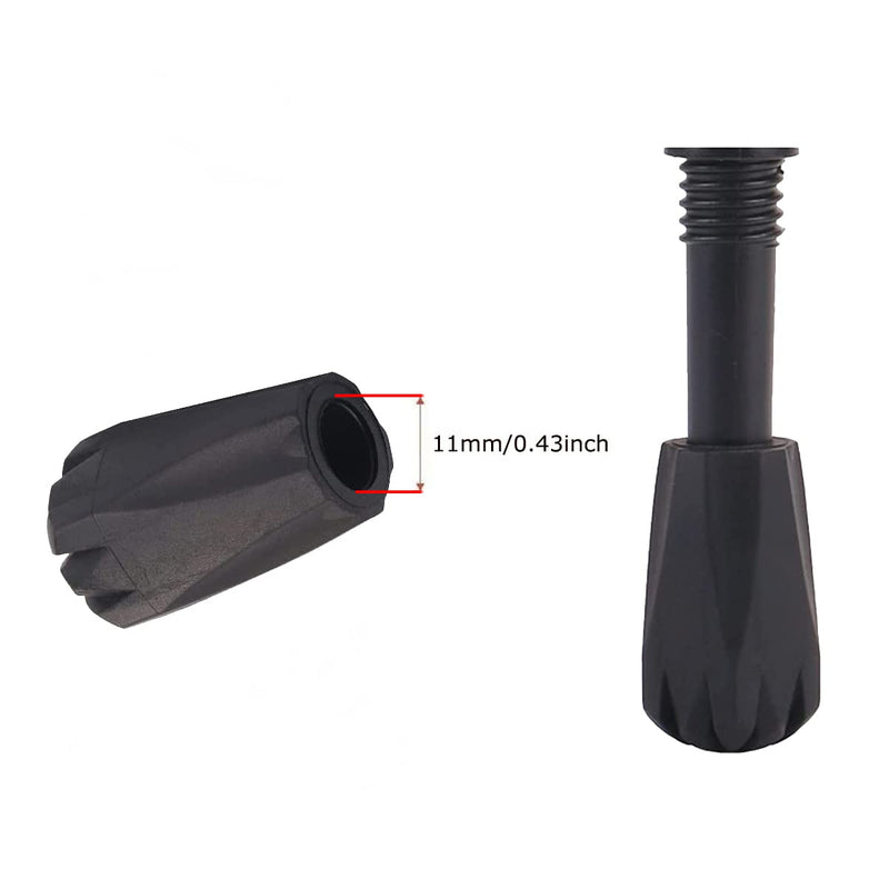 [Australia - AusPower] - Amzlike Trekking Pole Tip Accessories Set Hiking Pole Rubber Tips Replacement A-Mix 