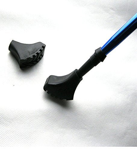 [Australia - AusPower] - TOUGS Hiking Pole Trekking Pole Replacement Tips for Hiking Poles-6pcs,Black 
