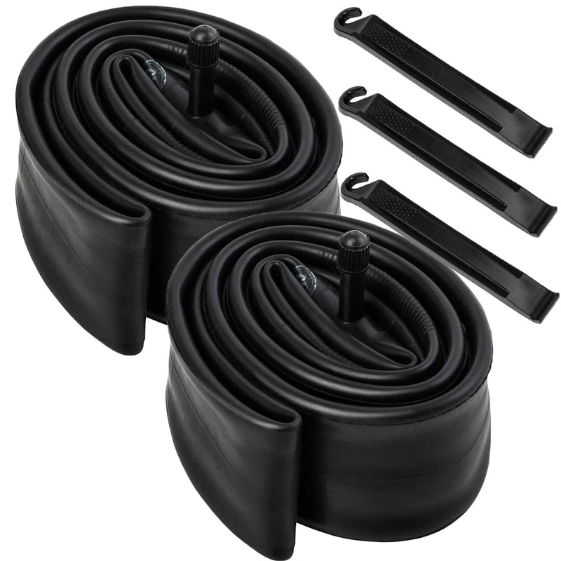 [Australia - AusPower] - 2-Pack 24" Bike Tubes 24x1.75/1.95/2.125 AV32mm Schrader Valve 24" Bicycle Tubes Compatible with 24x1.75 24x1.90 24x1.95 24x2.0 24x2.10 24x2.125 Mountain Bike Tire Tubes 