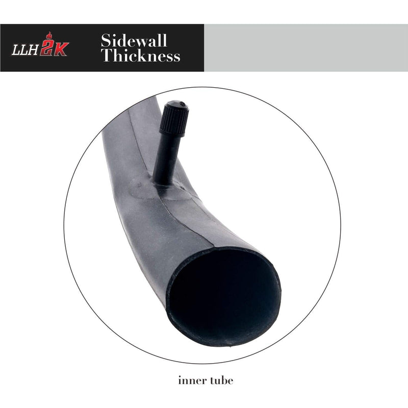 [Australia - AusPower] - 24 Inch Bike Tube 24 Bike Tube 24 x 1.95/1.75/2.10/2.125 Bike Inner Tube 2 Pack -Schrader Valve with 3 Tire Levers 6 Round Patches 24 Inch Bike Tube Butyl Rubber Compound-LLH2K 