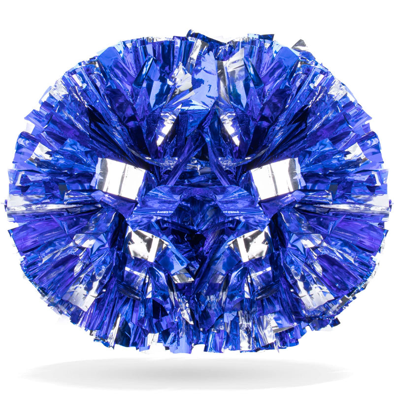 [Australia - AusPower] - PompPoms Cheerleading, AOPANDA 2 Pack Cheerleading Pom Poms for Kids with Baton Handle for Team Spirit Sports Dance Cheer Kids Adults (pink , blue, White, Green, Yellow)) 