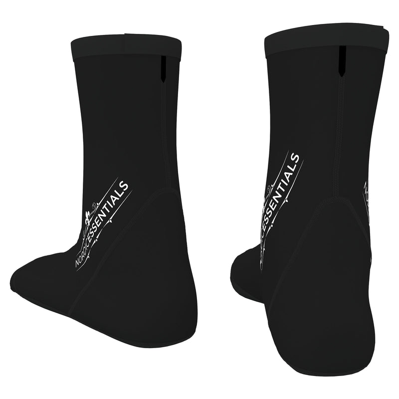 [Australia - AusPower] - Beach Socks (1 Pair) Wear in Sand, Playing Volleyball & Soccer - Kids, Women & Men X-Small Black 
