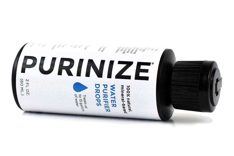 [Australia - AusPower] - PURINIZE - The Best and Only Patented Natural Water Purifying Solution - Chemical Free Camping and Survival Water Purification 