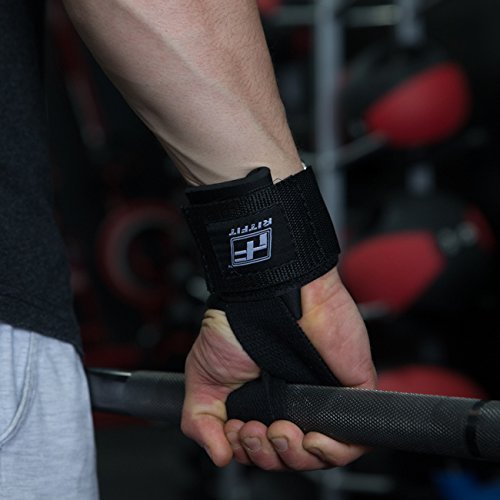 [Australia - AusPower] - RitFit Lifting Straps + Wrist Protector for Weightlifting, Bodybuilding, MMA, Powerlifting, Strength Training ~ Men & Women 