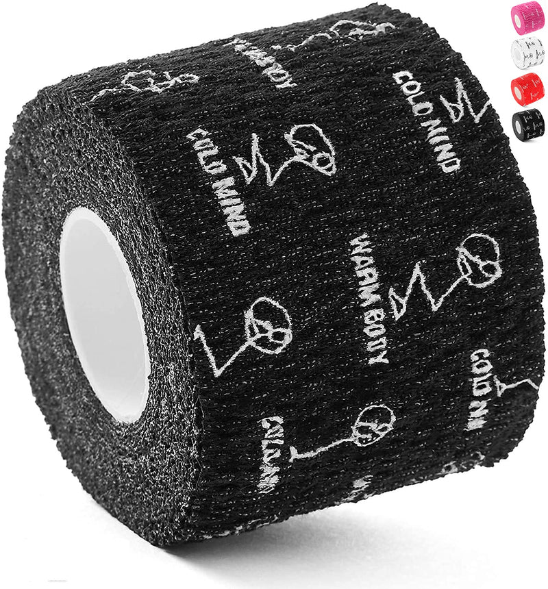 [Australia - AusPower] - WARM BODY COLD MIND 2" Premium Lifting Thumb Tape for Weightlifting, Powerlifting & Strength Deadlift Training, for Crossfit, Hook Grip Tearable Cotton Sweat Proof 
