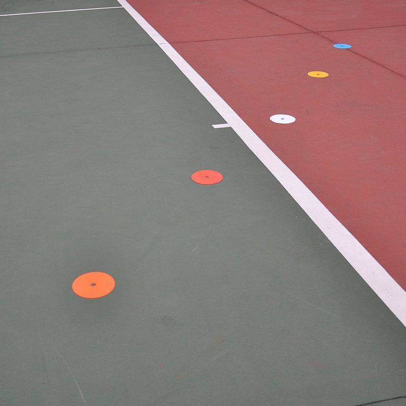 [Australia - AusPower] - Eco Walker Flat Cones Spot Markers Soccer Basketball Sports Speed Agility Training (Set of 10) GREEN 