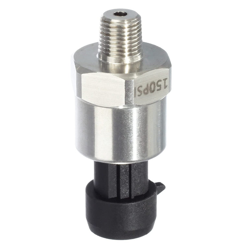 [Australia - AusPower] - AUTEX 150 Psi Pressure Transducer/Sender/Sensor 150/200 Psi Stainless Steel 1/8”-27 NPT Pressure Transducer Sensor Compatible With Oil, Fuel, Air, Water 