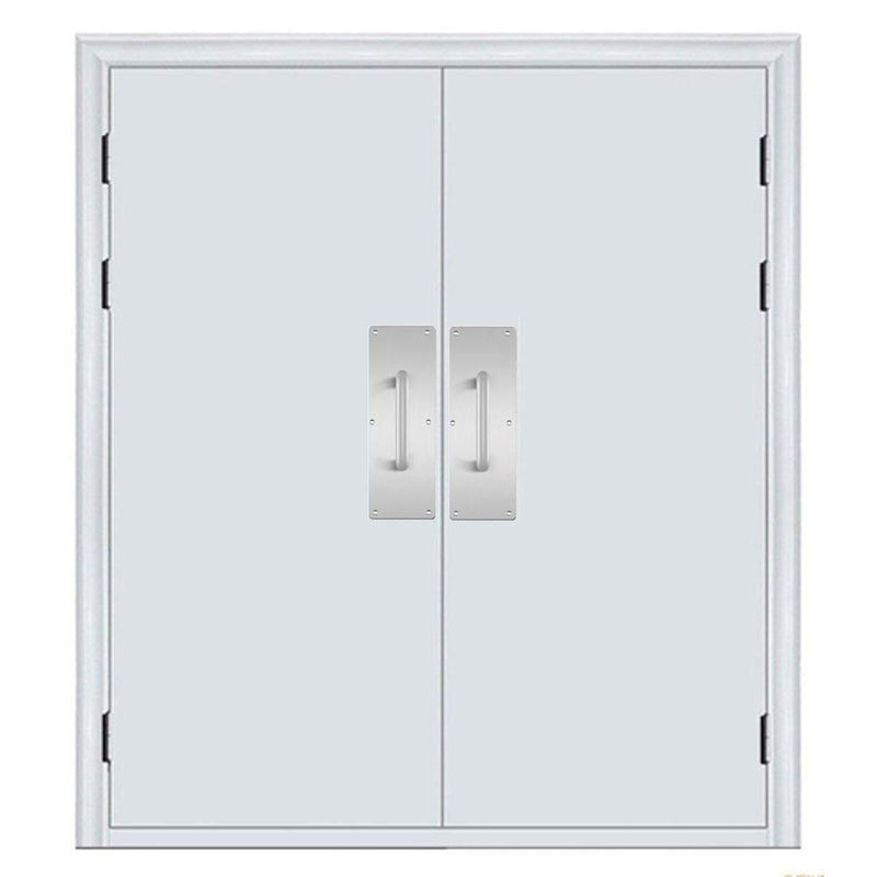 [Australia - AusPower] - Aybloom 304 Stainless Steel Door Handle, Pull and Push Plate Door Handle with Screws, 1 Set (3.94Inch Width x 11.81Inch Height x 0.04Inch Thick) 