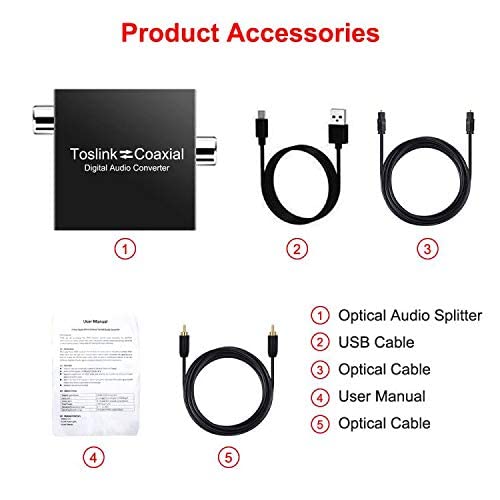 [Australia - AusPower] - Optical to Coaxial or Coax to Optical Digital Audio Converter Adapter, Bi-Directional Digital Coaxial to/from SPDIF Optical (Toslink) Audio Signal Converter/Repeater 