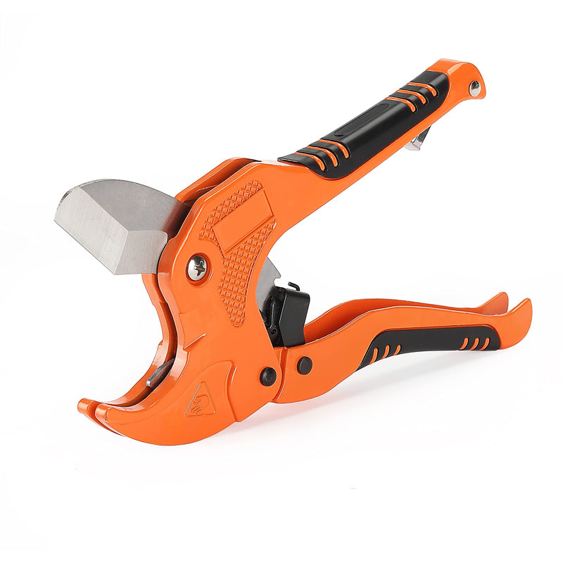 [Australia - AusPower] - Bates- PVC Pipe Cutter, Cuts up to 1-1/4", Ratcheting PVC Pipe Cutter Tool, Pipe Cutters PVC, PVC Pipe Shears, PVC Cutter, Plastic Pipe Cutter, PEX Pipe Cutter, PVC Cutter Tool, PVC Ratchet Cutter 
