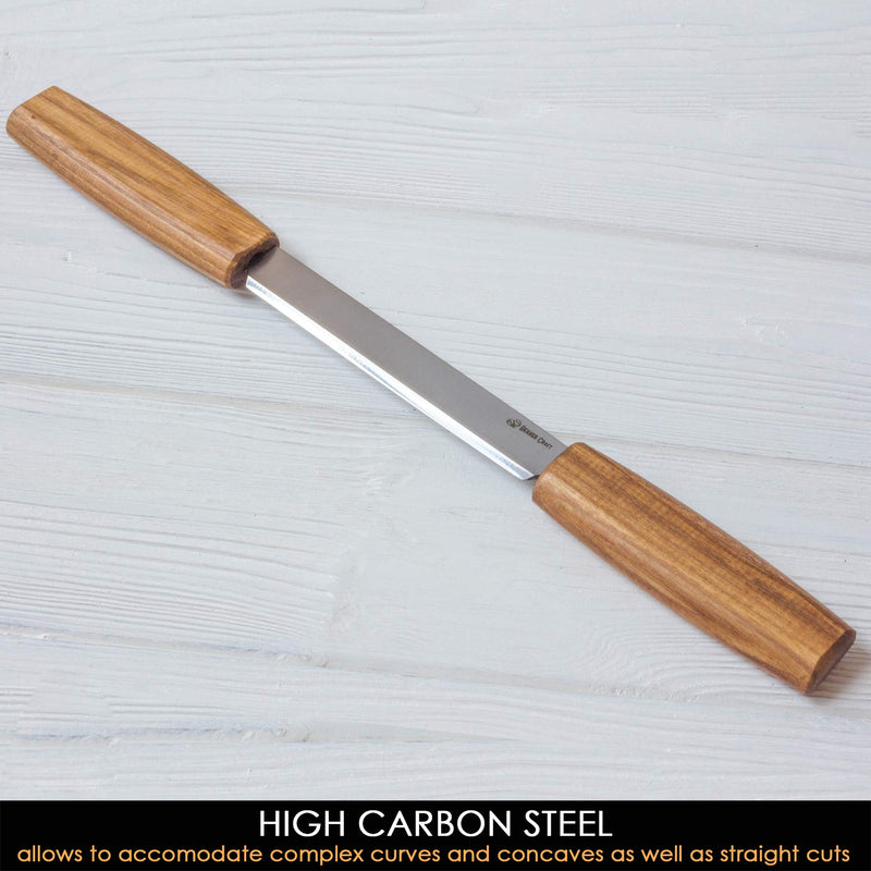 [Australia - AusPower] - BeaverCraft DK2 Draw Knife Woodworking Tool 4.3" Drawknife Wood Carving Tools Wood Draw Knife Woodworking Whittling Tools Draw Knife DK2 
