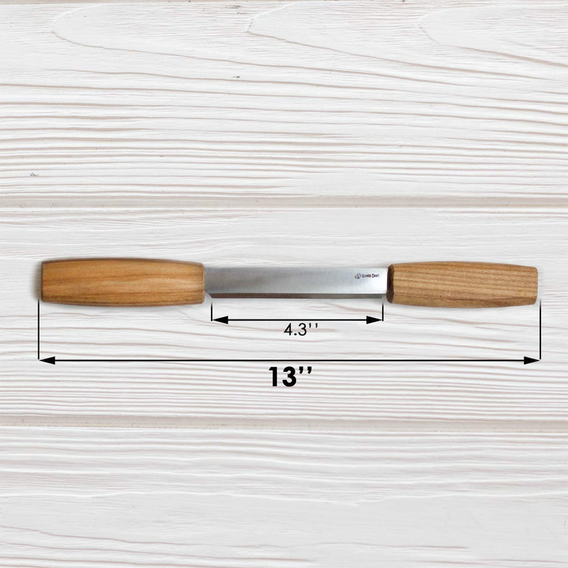 [Australia - AusPower] - BeaverCraft DK2 Draw Knife Woodworking Tool 4.3" Drawknife Wood Carving Tools Wood Draw Knife Woodworking Whittling Tools Draw Knife DK2 