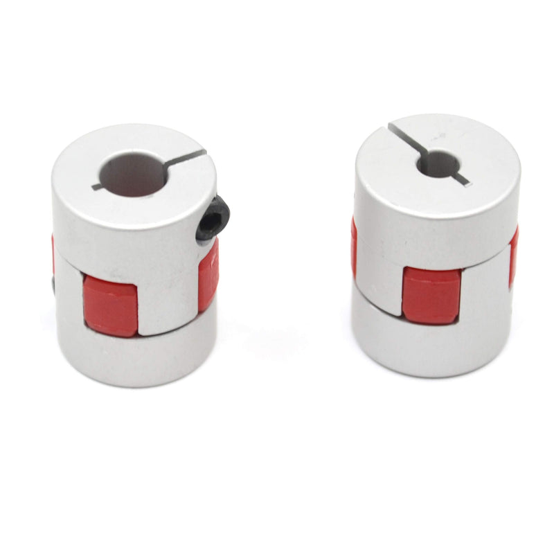 [Australia - AusPower] - Befenybay 2PCS 5mm to 8mm Aluminium Plum Flexible Shaft Coupling D20 L25 Connector Flexible Coupler for 3D Printer CNC Machine and Servo Stepped Motor?5x8mm? 5-8mm 