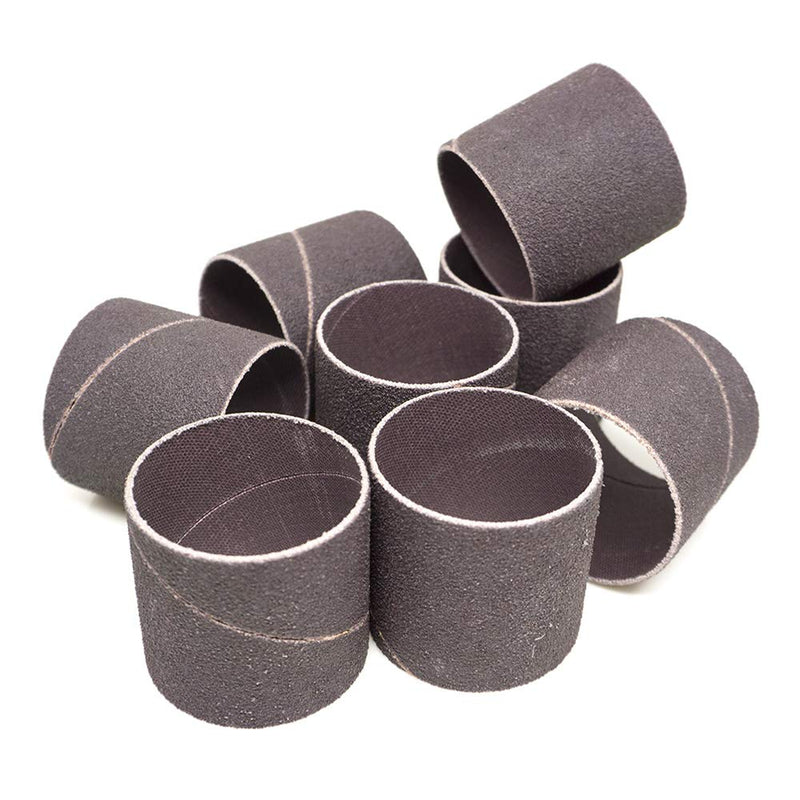 [Australia - AusPower] - Benchmark Abrasives Aluminum Oxide 1.5" x 1.5" Abrasive Spiral Bands for Die Grinder, Rotary Drill Deburrs and Finishes Metal (Pack of 10) (36 Grit) 36 Grit 