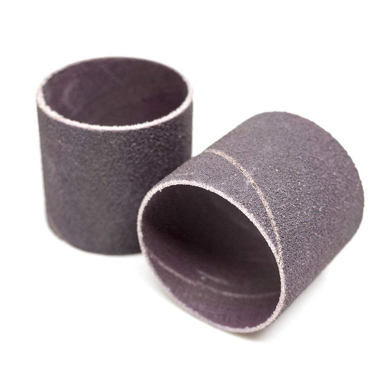 [Australia - AusPower] - Benchmark Abrasives Aluminum Oxide 1.5" x 1.5" Abrasive Spiral Bands for Die Grinder, Rotary Drill Deburrs and Finishes Metal (Pack of 10) (36 Grit) 36 Grit 