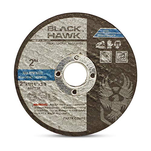 [Australia - AusPower] - BHA Metal Cut Off Wheels for Die Grinders or Mini Benchtop Chop Saws, 2" x 1/16" x 3/8" - 10 Pack 2” x 1/16” x 3/8” 