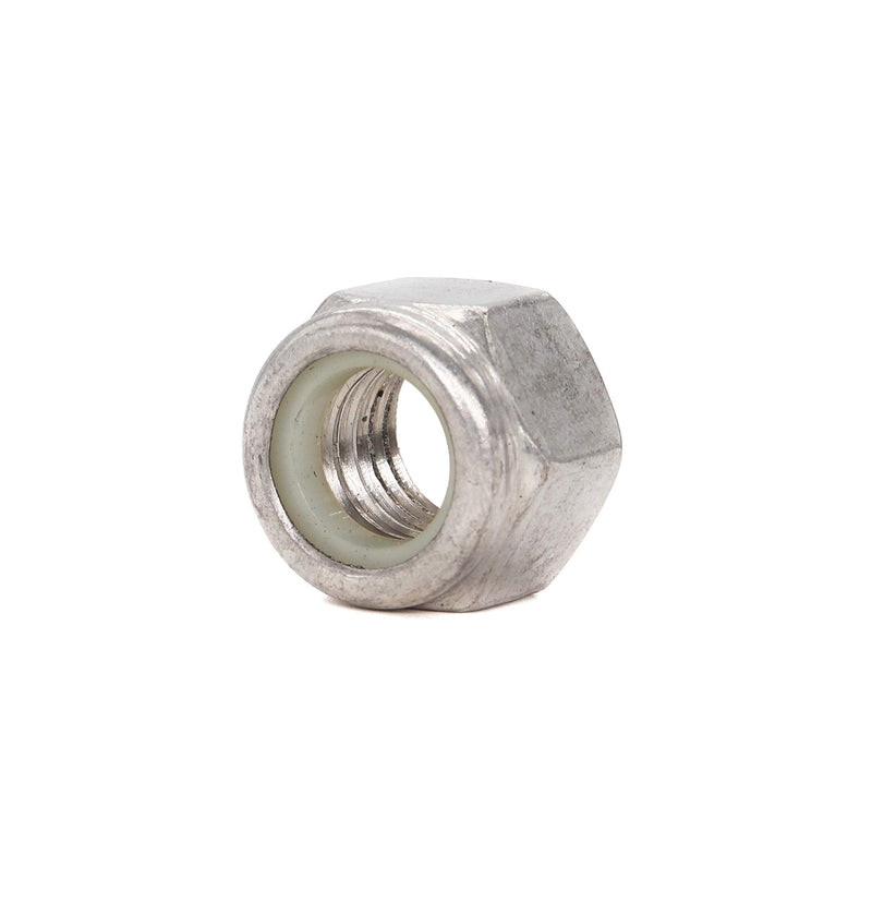 [Australia - AusPower] - 10pcs 1/2-13 Lock Nuts 304 Stainless Steel / 18-8, Nylon Inserted Self Locking Nut Silver Tone 1/2-13 10pcs 
