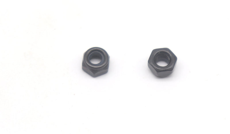 [Australia - AusPower] - binifiMux 50Pcs Black M4 X 0.7MM Nylon Lock Nuts Inserted Hex Self Clinching Lock Nuts 