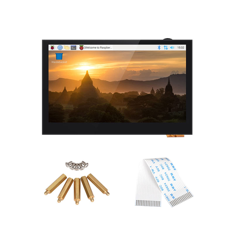 [Australia - AusPower] - BIGTREETECH Upgrade PI TFT43 TFT LCD Display DSI 800x480 for Raspberry Pi Model 3D Printer Controller(3in Capacitive Touch Screen) (105.5X67mm) 