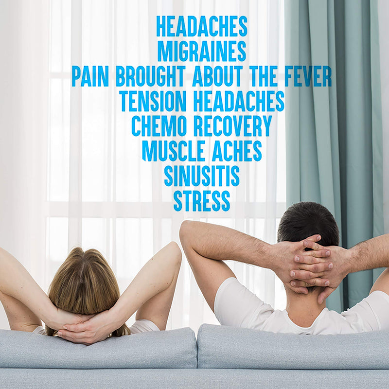 [Australia - AusPower] - Migraine Relief Ice Pack Hat, Head Gel Ice Cap for Tension Headache Relief 