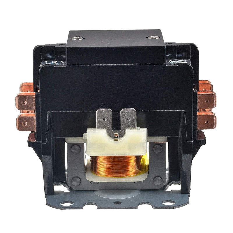 [Australia - AusPower] - BOJACK 2 Poles FLA 40 Amp Coil 24 VAC Air Conditioner Condenser Compressor Contactor AC Definite Purpose Contactor (Pack of 1 Pcs) 
