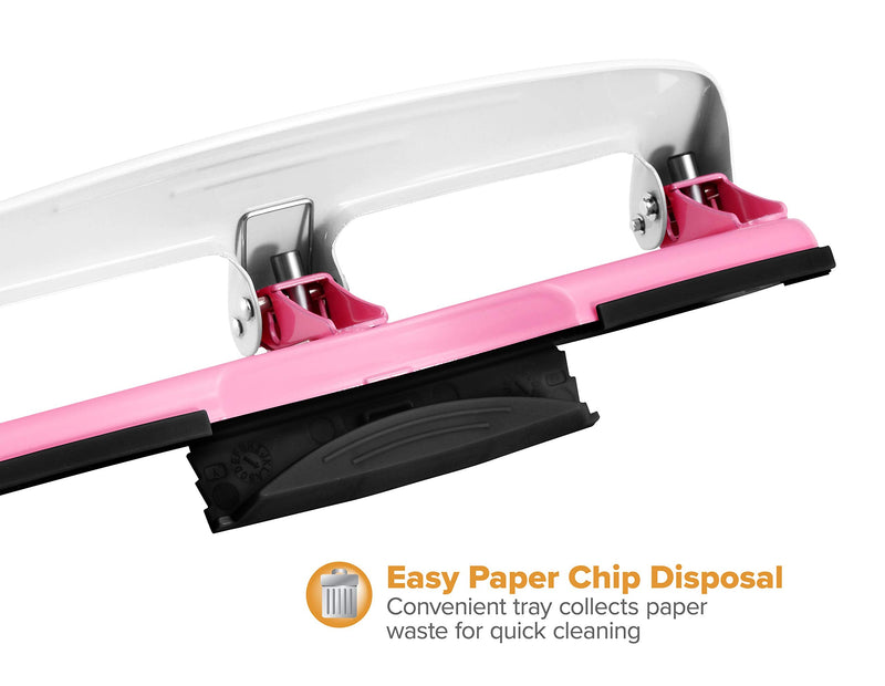 [Australia - AusPower] - Bostitch EZ Squeeze INCourage 12 Three-Hole Punch, No Jam Technology, AMAX Spirit Foundation 